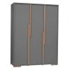 Pinio Armoire 3 Portes Gris Naturel