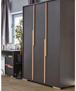 Pinio Armoire 3 Portes Gris Naturel 9 Pinio Armoire 3 Portes Gris Naturel -Maisons du Monde boutique armoire 3 portes gris naturel 3