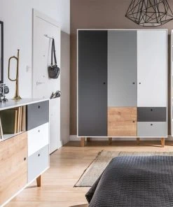 VOX Armoire 3 Portes Naturel -Maisons du Monde boutique armoire 3 portes naturel 10