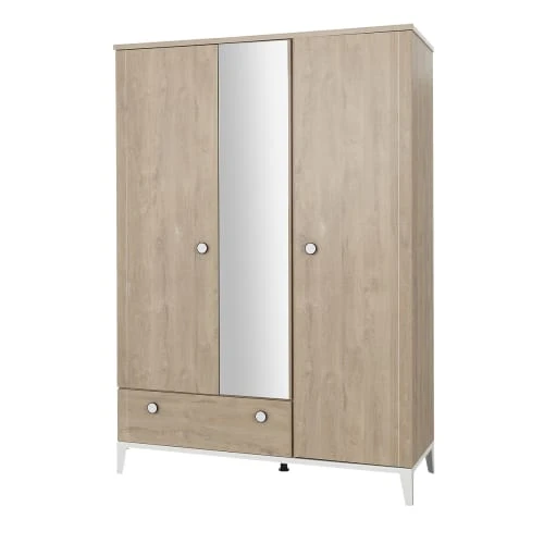 Galipette Armoire 3 Portes Naturel 5 Galipette Armoire 3 Portes Naturel – Image 3