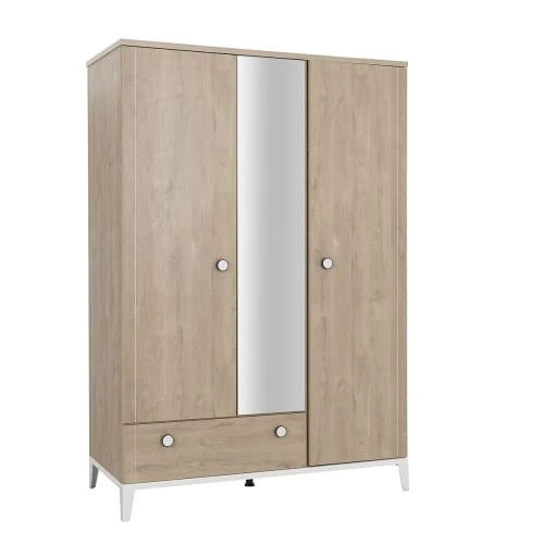 Galipette Armoire 3 Portes Naturel 3 Galipette Armoire 3 Portes Naturel