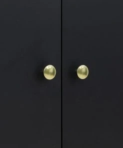 Bopita Armoire 3-portes Noir Mat En MDF Et Panneaux De Particules -Maisons du Monde boutique armoire 3 portes noir mat en mdf et panneaux de particules 3