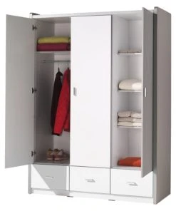 Vipack Armoire 3 Portes Rose 6 Vipack Armoire 3 Portes Rose -Maisons du Monde boutique armoire 3 portes rose 1