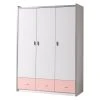 Vipack Armoire 3 Portes Rose -Maisons du Monde boutique armoire 3 portes rose