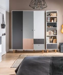 VOX Armoire 3 Portes Rose 7 VOX Armoire 3 Portes Rose -Maisons du Monde boutique armoire 3 portes rose 5