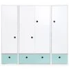 Wookids Armoire 4 Portes Bleu Ciel -Maisons du Monde boutique armoire 4 portes bleu ciel
