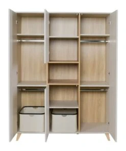 Quax Armoire 4 Portes Gris -Maisons du Monde boutique armoire 4 portes gris 2