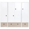 Wookids Armoire 4 Portes Gris Chaud -Maisons du Monde boutique armoire 4 portes gris chaud
