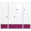 Wookids Armoire 4 Portes Prune 1 Wookids Armoire 4 Portes Prune -Maisons du Monde boutique armoire 4 portes prune