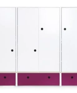 Wookids Armoire 4 Portes Vert Menthe -Maisons du Monde boutique armoire 4 portes prune colorflex 9