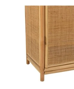 CALICOSY Armoire Avec 2 Portes En Rotin Naturel -Maisons du Monde boutique armoire avec 2 portes en rotin naturel 5
