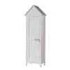 Terre De Nuit Armoire Cabane 1 Porte En Bois Blanc 192cm 2 Terre De Nuit Armoire Cabane 1 Porte En Bois Blanc 192cm -Maisons du Monde boutique armoire cabane 1 porte en bois blanc 192cm