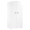 BabyPrice Armoire Chambre 2 Portes 175x85x56cm En Bois Blanc -Maisons du Monde boutique armoire chambre 2 portes 175x85x56cm en bois blanc