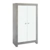 Schardt Armoire Enfant 2 Portes Gris Et Blanc -Maisons du Monde boutique armoire enfant 2 portes gris et blanc