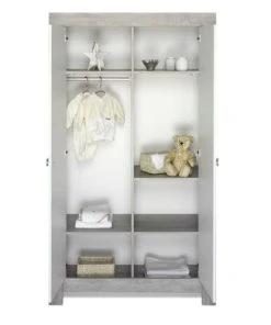 Schardt Armoire Enfant 2 Portes Gris Et Blanc -Maisons du Monde boutique armoire enfant 2 portes gris et blanc 2