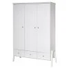 Schardt Armoire Enfant 3 Portes Et Tiroirs Blanc -Maisons du Monde boutique armoire enfant 3 portes et tiroirs blanc