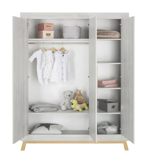Schardt Armoire Enfant 3 Portes Gris 5 Schardt Armoire Enfant 3 Portes Gris – Image 3