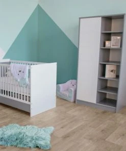 Home Maison Armoire Enfant à Porte Coulissante Et Rayonnages Java -Maisons du Monde boutique armoire enfant a porte coulissante et rayonnages java 2