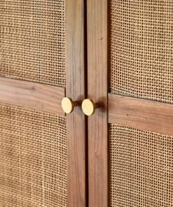 Tikamoon Armoire Enfant En Orme Et Cannage -Maisons du Monde boutique armoire enfant en orme et cannage 2