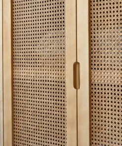 Tikamoon Armoire Enfant En Orme Massif Et Cannage -Maisons du Monde boutique armoire enfant en orme massif et cannage 2