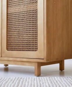 Tikamoon Armoire Enfant En Orme Massif Et Cannage -Maisons du Monde boutique armoire enfant en orme massif et cannage 4