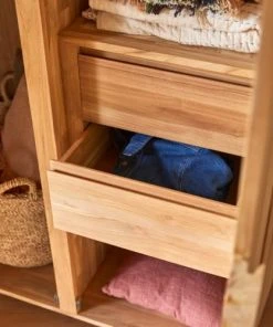 Tikamoon Armoire Enfant En Teck Massif -Maisons du Monde boutique armoire enfant en teck massif 14