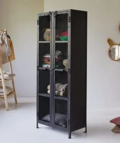 Tikamoon Armoire Grillagée Enfant En Métal -Maisons du Monde boutique armoire grillagee enfant en metal 3