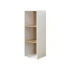 Nateo Concept Bibliothèque 3 Cases Blanc 2 Nateo Concept Bibliothèque 3 Cases Blanc -Maisons du Monde boutique bibliotheque 3 cases blanc