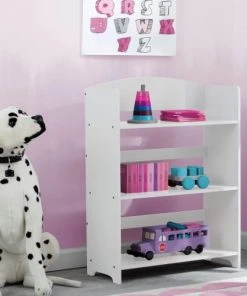 Delta Children Bibliothèque 3 étagères En Bois Blanc -Maisons du Monde boutique bibliotheque 3 etageres en bois blanc 2