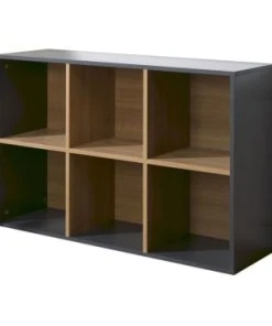 Nateo Concept Bibliothèque 6 Cases Ardoise