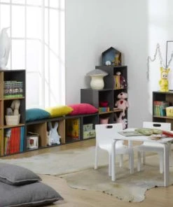 Nateo Concept Bibliothèque 6 Cases Ardoise 9 Nateo Concept Bibliothèque 6 Cases Ardoise -Maisons du Monde boutique bibliotheque 6 cases ardoise 3