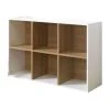Nateo Concept Bibliothèque 6 Cases Blanc -Maisons du Monde boutique bibliotheque 6 cases blanc