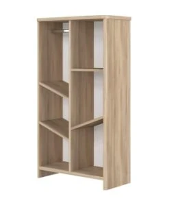 Galipette Bibliothèque Chêne -Maisons du Monde boutique bibliotheque 6 cases sacha en bois imitation chene clair galipette sacha 1