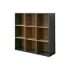 Nateo Concept Bibliothèque 9 Cases Ardoise -Maisons du Monde boutique bibliotheque 9 cases ardoise