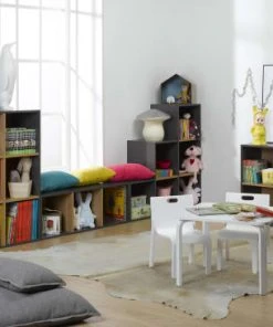 Nateo Concept Bibliothèque 9 Cases Ardoise 7 Nateo Concept Bibliothèque 9 Cases Ardoise -Maisons du Monde boutique bibliotheque 9 cases ardoise 2