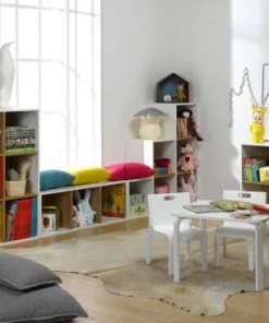 Nateo Concept Bibliothèque 9 Cases Blanc -Maisons du Monde boutique bibliotheque 9 cases blanc 2