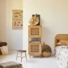 Tikamoon Bibliothèque Basse Enfant En Orme Massif Et Cannage -Maisons du Monde boutique bibliotheque basse enfant en orme massif et cannage