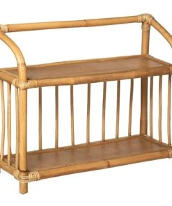 Decoratie Bibliothèque Basse Rotin