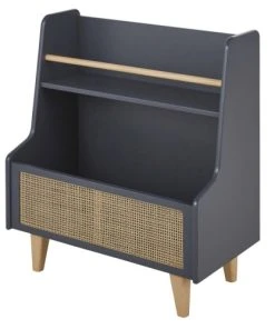 Maisons Du Monde Bibliothèque Bébé Gris Anthracite Et Cannage En Rotin -Maisons du Monde boutique bibliotheque bebe gris anthracite et cannage en rotin 1000 13 24 215233 4