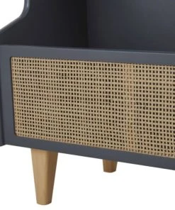 Maisons Du Monde Bibliothèque Bébé Gris Anthracite Et Cannage En Rotin -Maisons du Monde boutique bibliotheque bebe gris anthracite et cannage en rotin 1000 13 24 215233 5