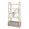Bellamy Bibliothèque Blanc Gris -Maisons du Monde boutique bibliotheque blanc gris