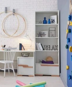 Pinio Bibliothèque Blanc Naturel -Maisons du Monde boutique bibliotheque blanc naturel 13