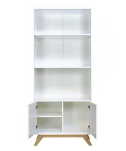Bopita Bibliothèque Blanc Naturel -Maisons du Monde boutique bibliotheque blanc naturel 3