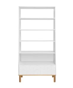 Bellamy Bibliothèque Blanc Naturel
