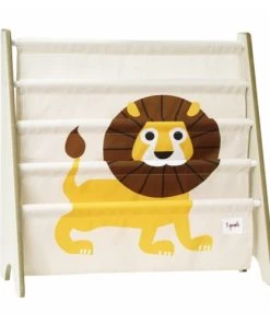 3 Sprouts Bibliothèque En Tissu Lion