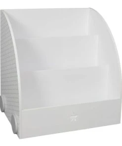 Altobuy Bibliothèque Enfant Blanche 3 Compartiments