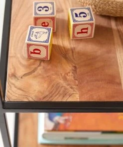 Tikamoon Bibliothèque Enfant En Acacia Massif Et Métal 9 Tikamoon Bibliothèque Enfant En Acacia Massif Et Métal -Maisons du Monde boutique bibliotheque enfant en acacia massif et metal 2