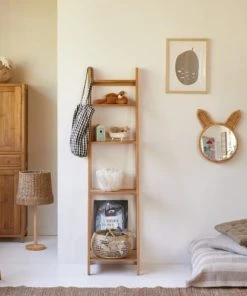 Tikamoon Bibliothèque Enfant En Teck Massif