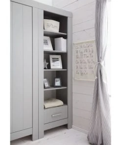 Pinio Bibliothèque Gris -Maisons du Monde boutique bibliotheque gris 1