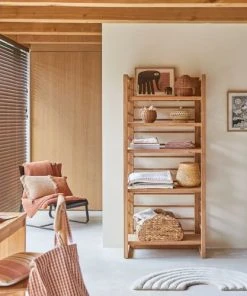 Tikamoon Bibliothèque Haute Enfant En Teck Massif